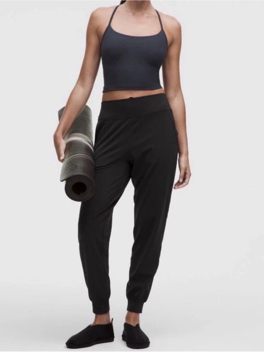 lululemon athletica Black Slim Jogger Pants 6